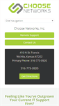 Mobile Screenshot of choosenetworks.com